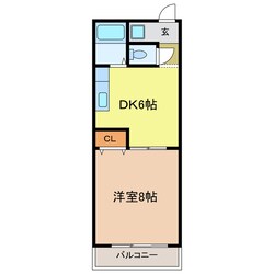 アンビエンテ茱萸木の物件間取画像